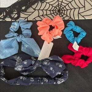 Gymboree Hair Accessories Set - Blue, Pink, Orange